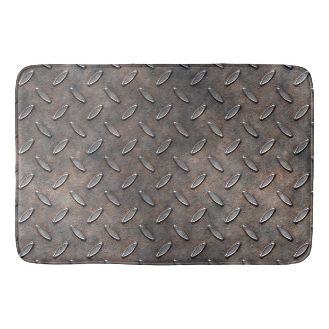 Tapete De Banheiro Diamond Plate 5A-5B Options Bath Mats (Frente)