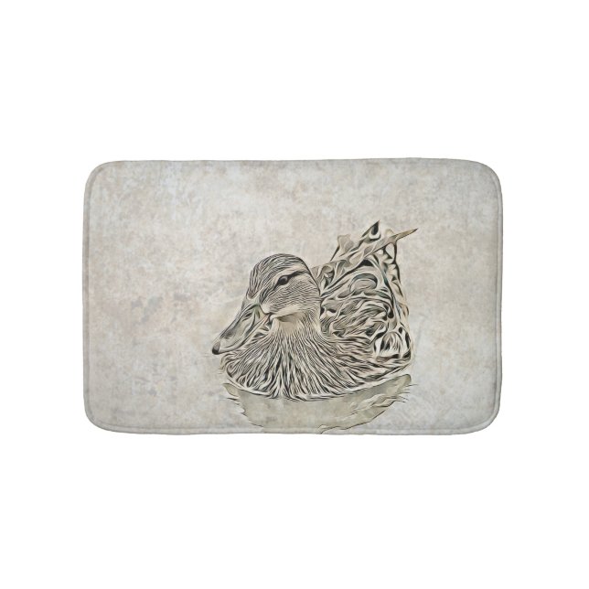 Tapete De Banheiro Digital Duck Art (frente)