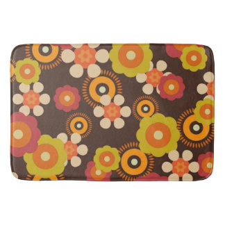 Tapete De Banheiro Disco 70s 60s Retro Flowers Pop Culture