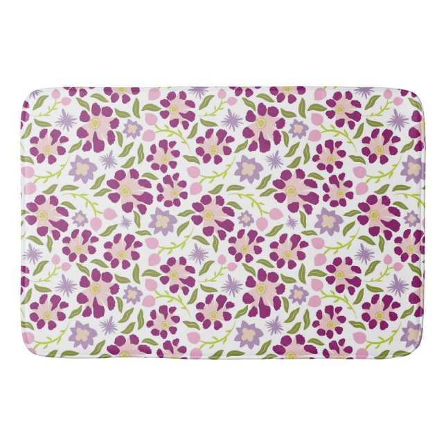 Tapete De Banheiro Ditsy floral (Frente)