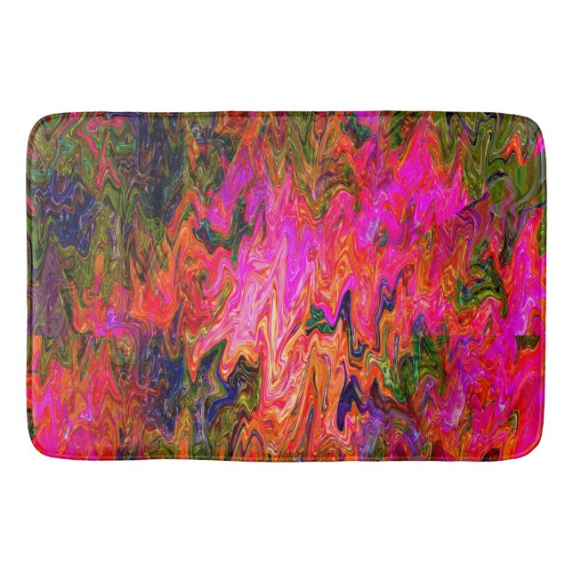 Tapete De Banheiro Divertimento psicodélico negro e esquisito....... (Frente)