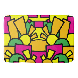 Tapete De Banheiro Dodle Festivo Art 42º