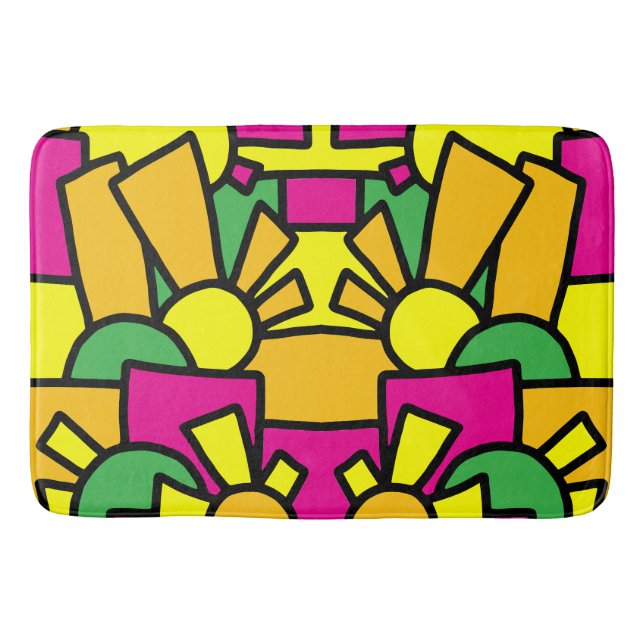 Tapete De Banheiro Dodle Festivo Art 42º (Frente)