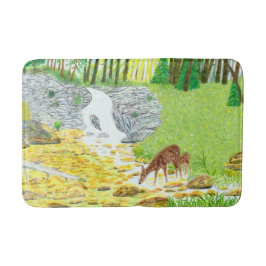 Tapete De Banheiro Doe e Fawn