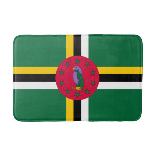 Tapete De Banheiro Dominica Flag