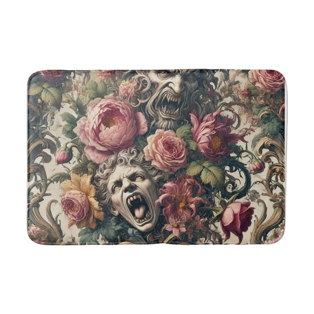 Tapete De Banheiro Dores de Fome Barroca - Vitoriano Gótico (Frente)