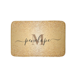 Tapete De Banheiro Dourado brilho