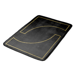Tapete De Banheiro Dourado Design Geométrico Elegante Moderno