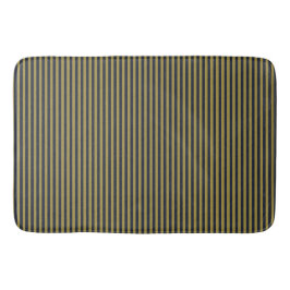 Tapete De Banheiro Dourado fino Elegante e Marinho Vertical Strips Ve