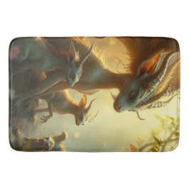 Tapete De Banheiro „Drachenmutter im goldenen Wald“