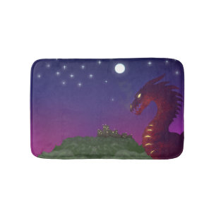 Tapete De Banheiro Dragão Medieval