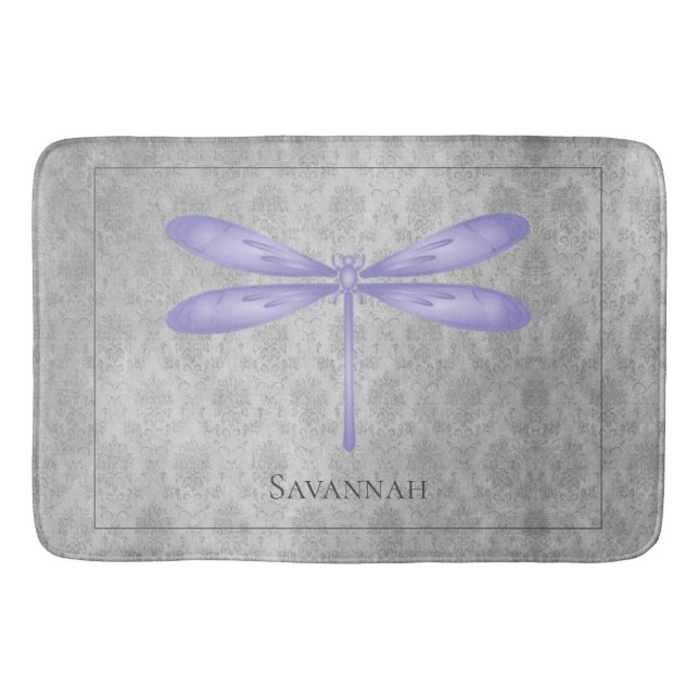 Tapete De Banheiro Dragonfly Damask (Frente)