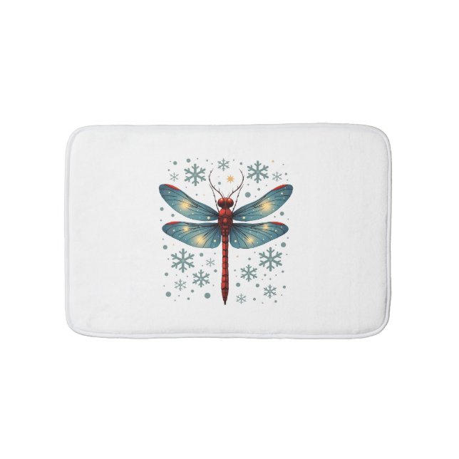 Tapete De Banheiro Dragonfly festiva (frente)