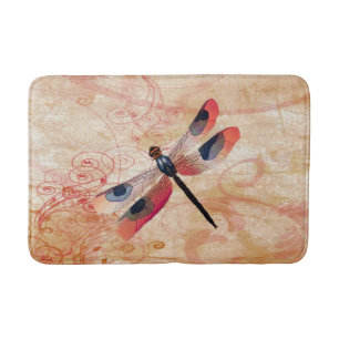 Tapete De Banheiro Dragonfly Flourish Mat