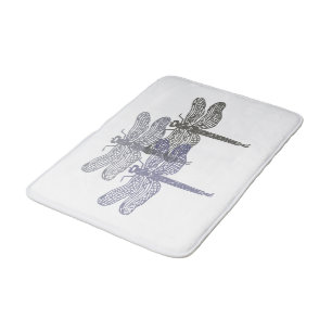 Tapete De Banheiro Dragonfly Grays Foam Mat