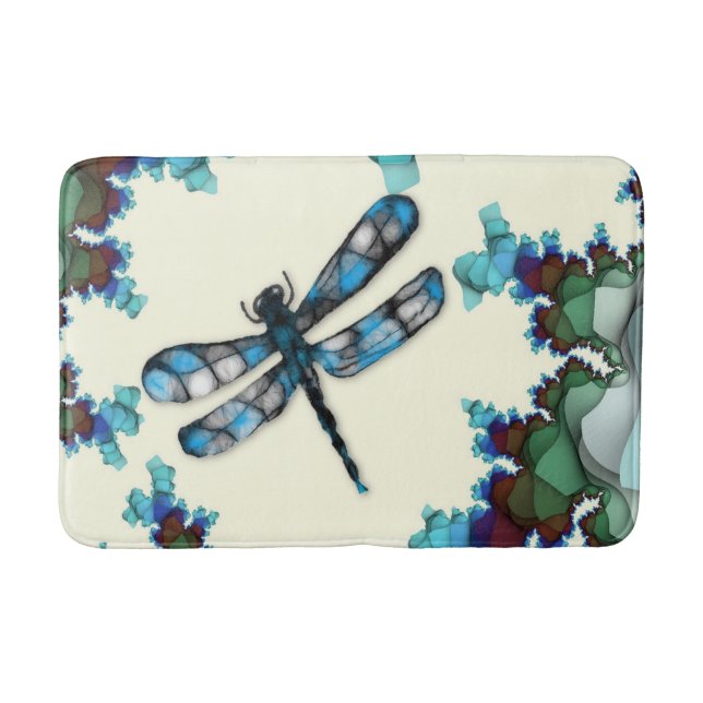 Tapete De Banheiro Dragonfly Land Bath Mat (Frente)