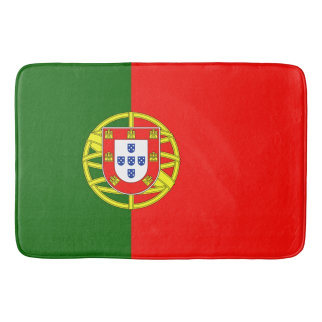 Tapete De Banheiro Drapeau Portugal (Frente)