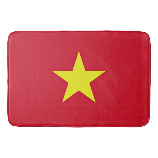 Tapete De Banheiro Drapeau Vietnam (Frente)