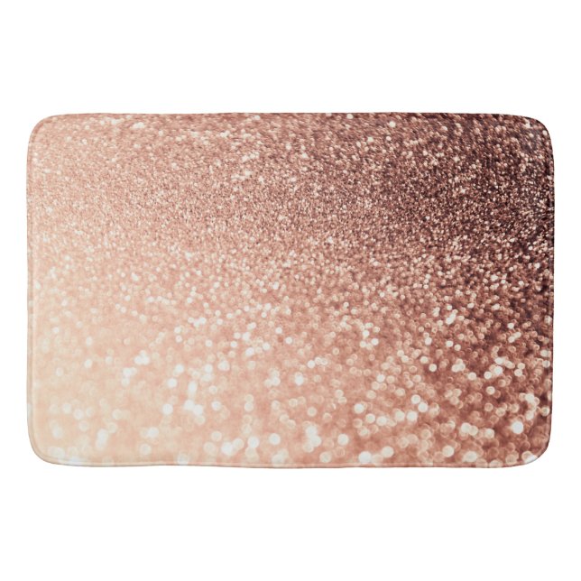 Tapete De Banheiro DreamRosa Dourado Glitter - Efeito Glitterefeito P (Frente)