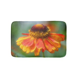 Tapete De Banheiro Dreamy Zinnia Flower