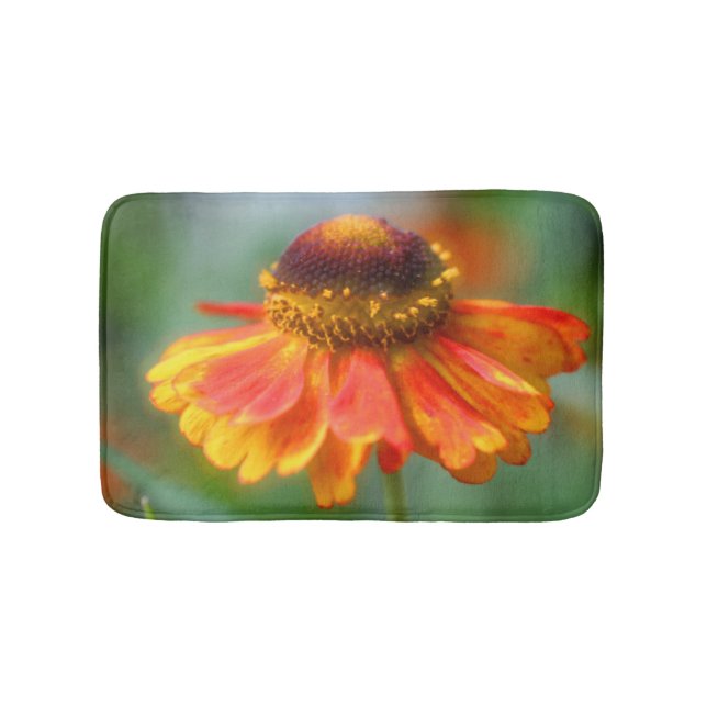 Tapete De Banheiro Dreamy Zinnia Flower