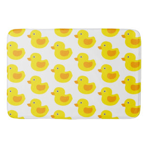 Tapete De Banheiro Ducky de borracha do bebê amarelo e alaranjado