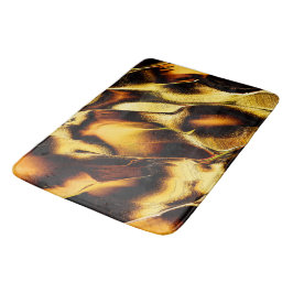 Tapete De Banheiro Dunas grossas em ouro queimado ou laranja amarelad