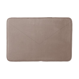 Tapete De Banheiro Dusty Taupe Bath Mat com Envelope Design