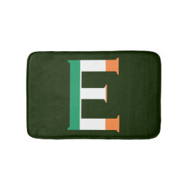 Tapete De Banheiro E Monograma sobreposto à Irish Flag bmcnt