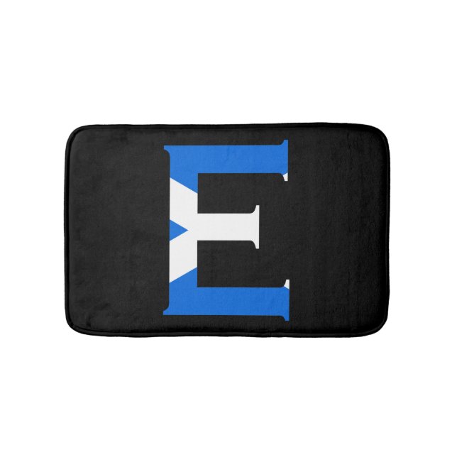 Tapete De Banheiro E Monograma sobreposto à Scottish Flag bmcnt (frente)