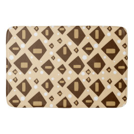 Tapete De Banheiro Earthtone Geometry