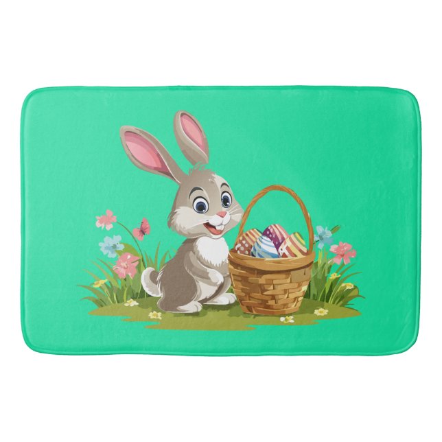 Tapete De Banheiro Easter bunny (Frente)