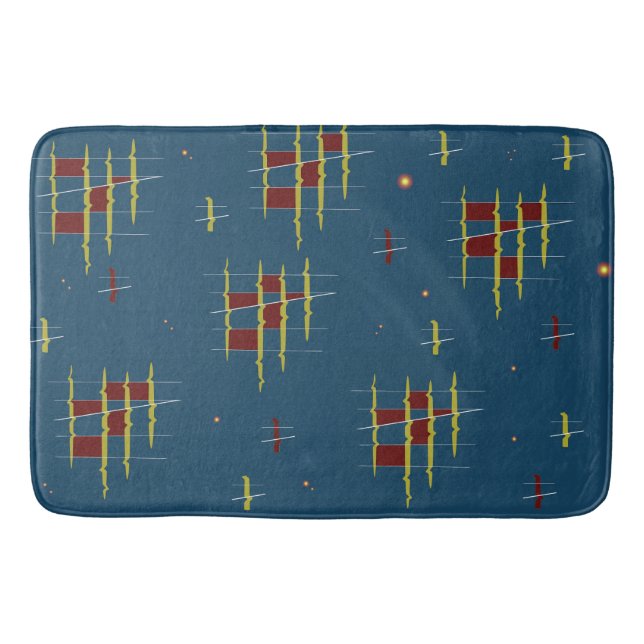 Tapete De Banheiro Ecos da Geometria (Frente)