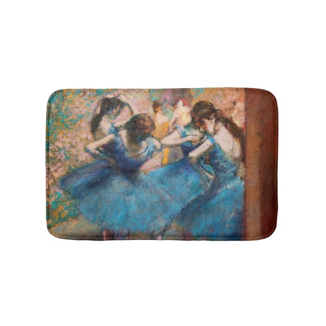 Tapete De Banheiro Edgar Degas - Dançarinos em azul (frente)