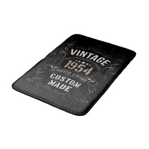 Tapete De Banheiro Edição Limitada Vintage 1954 Feito sob medida