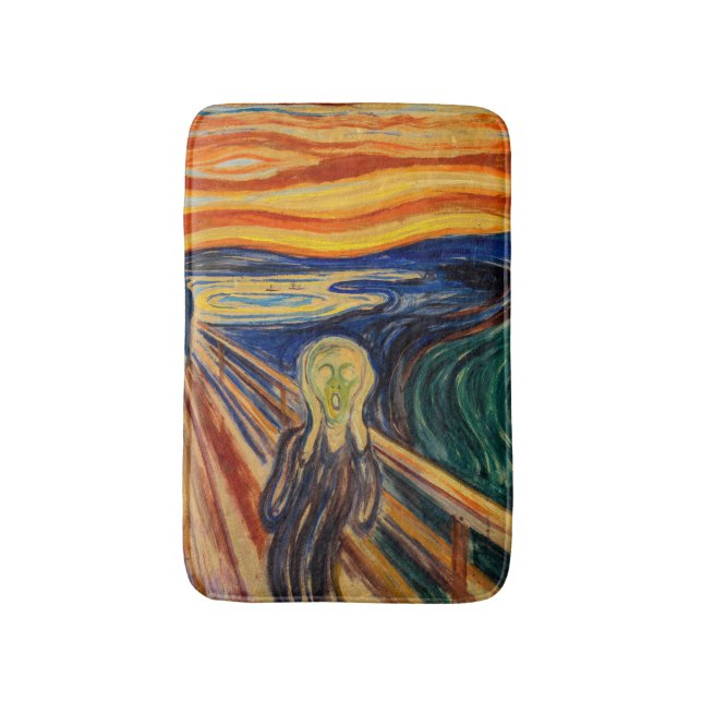 Tapete De Banheiro Edvard Munch - O Gritar 1910 (Frente Vertical)