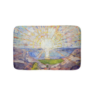 Tapete De Banheiro Edvard Munch - O Sol 1911