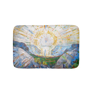 Tapete De Banheiro Edvard Munch - O Sol 1912