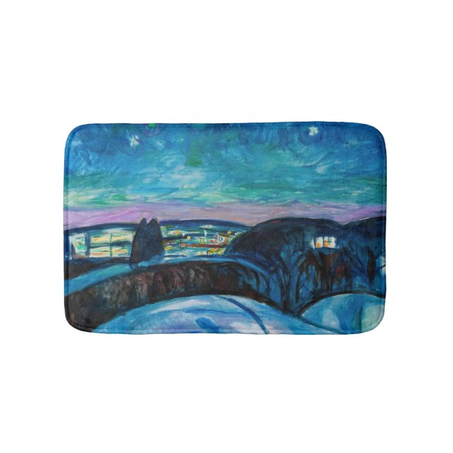 Tapete De Banheiro Edvard Munch - Starry Night 1922 (frente)