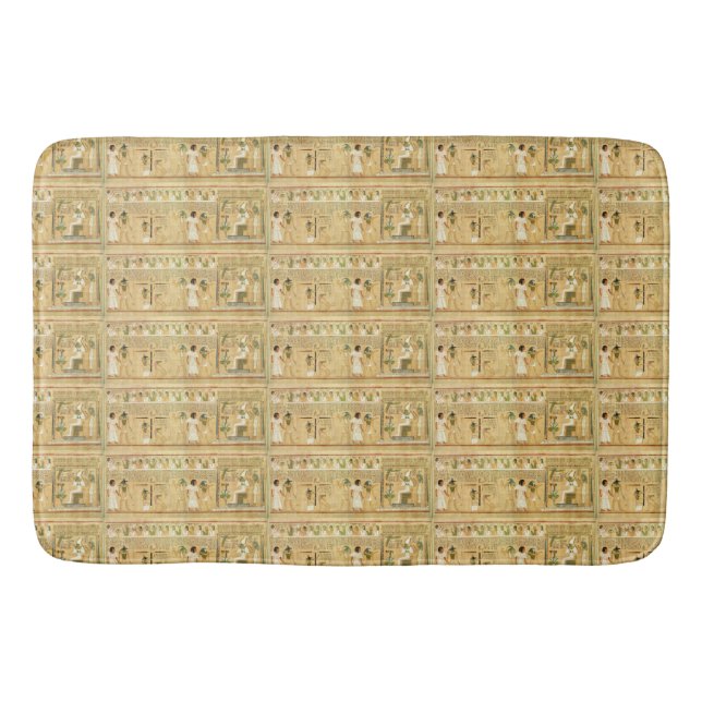 Tapete De Banheiro Egito-Hieroglifos Bath Mat (Frente)