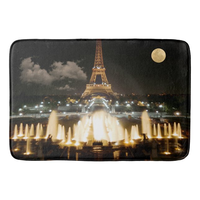 Tapete De Banheiro Eiffel Tower Non Slip Bath Mat (Frente)