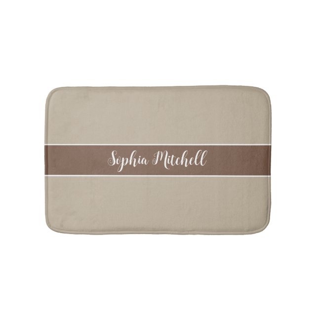 Tapete De Banheiro Elegância Mudada - Nome Calm Stone Bath Mat (frente)
