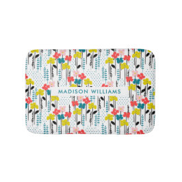 Tapete De Banheiro Elegante Na moda Flores Minimalista Bath Mat