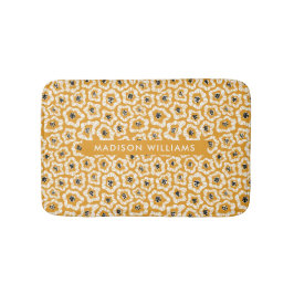 Tapete De Banheiro Elegante Na moda Flores Minimalista Bath Mat