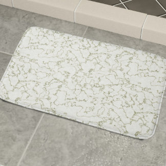 Tapete De Banheiro Elegante Sage Green Marble Bath Mat