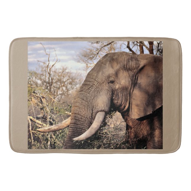 Tapete De Banheiro Elephant Lovers Art (Frente)