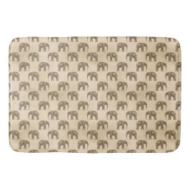 Tapete De Banheiro Elephant Vintage Elegante Chic
