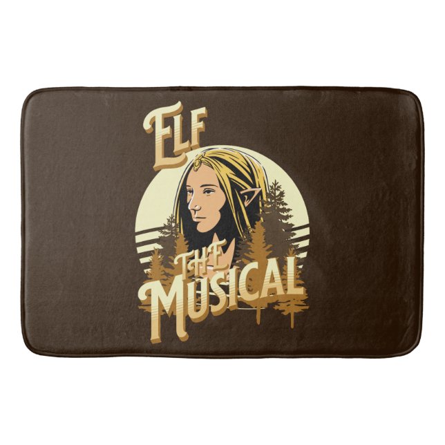Tapete De Banheiro Elf The Musical  (Frente)