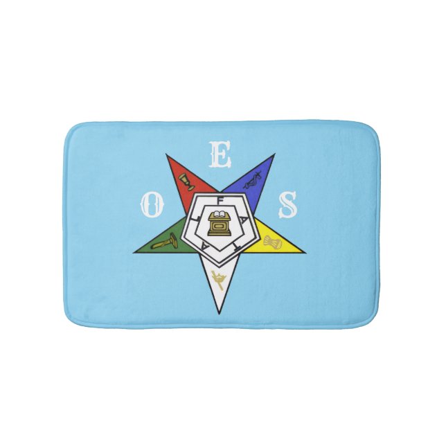 Tapete De Banheiro Emblema da Ordem da Estrela Oriental (frente)