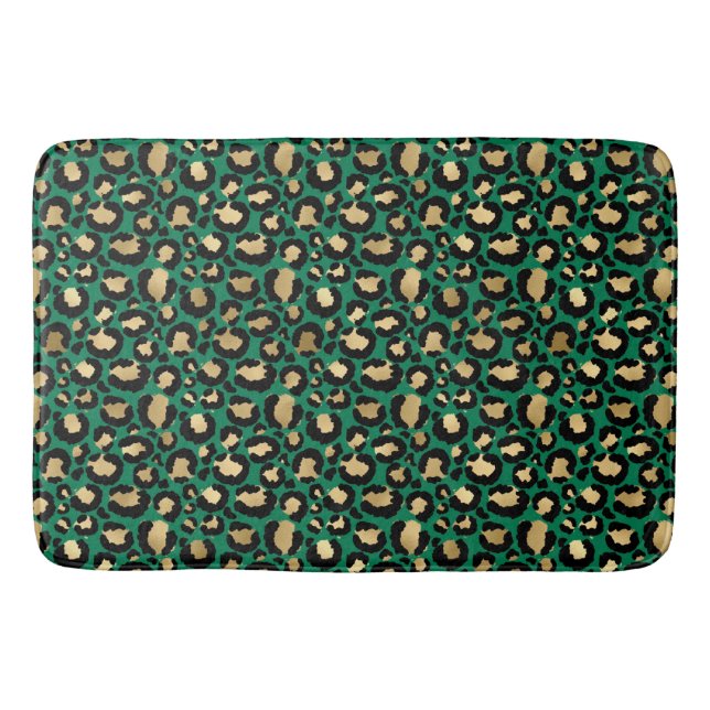 Tapete De Banheiro Emerald e Dourado Safari Series Design 3 (Frente)
